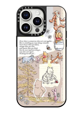 DODOCASE Disney Winnie小熊维尼17Pro适用iPhone16ProMax苹果15Pro网红明星可爱14plus小众手机壳13防摔保护