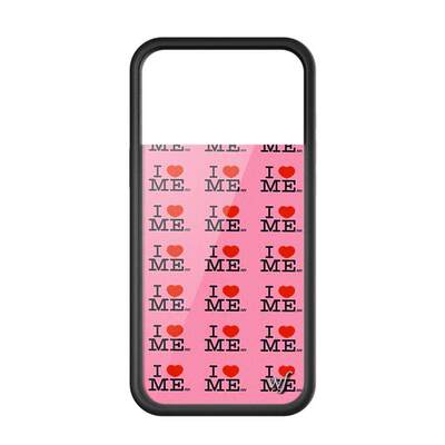 【WF手机壳侧边镂空按键】I Heart Me粉色我爱自己适用苹果17Pro手机壳iphone16/15/14/13/12/Pro/Max防摔