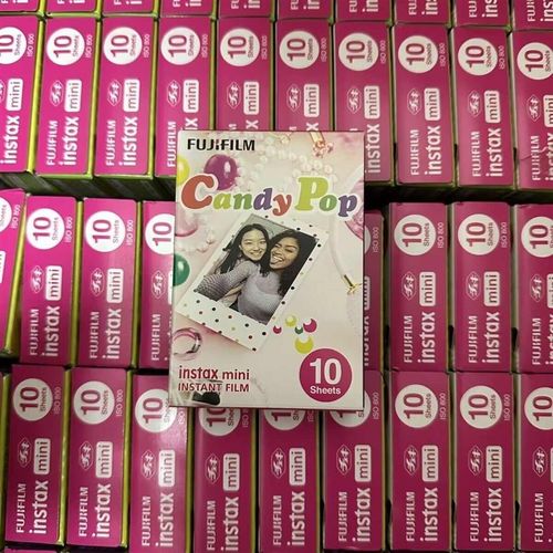 现货 富士拍立得相纸p3寸彩虹黑边糖果相纸 拍立得胶片相片纸