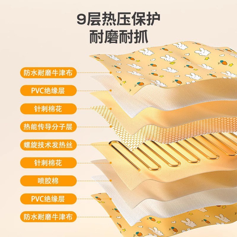 宠物电热毯狗狗恒温加热垫防漏电防咬小型取暖器X猫咪用电褥子