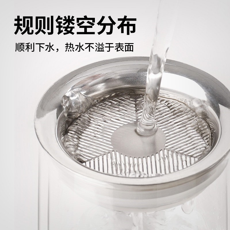 合一PLUS泡茶神器茶水分离玻璃泡茶壶双层大容T量过滤壶玻璃茶具