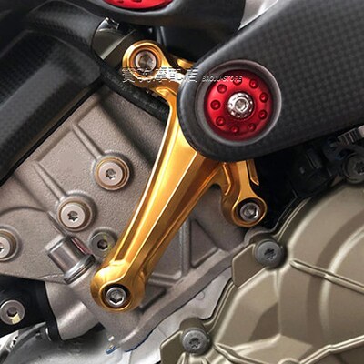 适用于杜卡迪 街霸V4 PanigaleV4 改装L发动机鸡爪支架CNC装饰支