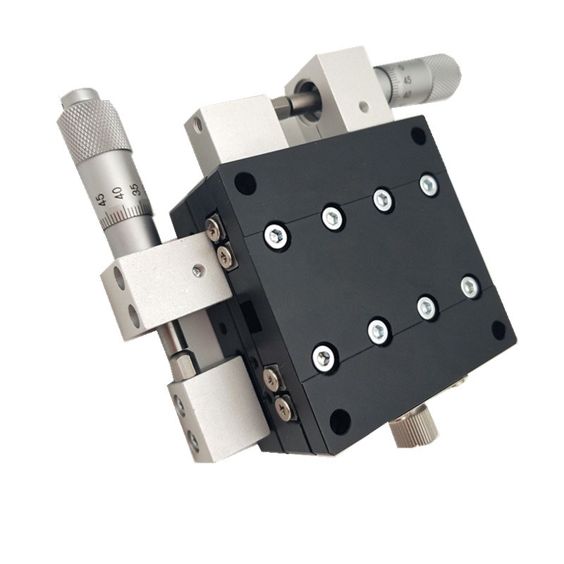 XY轴微调精密平台iLY70/80-L/C/R/LM/CM/RM位移光学滑台交叉轨道