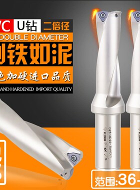 U钻快速钻 暴力WC喷水钻头36p.1 36.2 36.4 36.5 36.7 36.8 36.9S