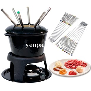 Steel Fondue Forks Heat Stainless with Resist.ant Pieces