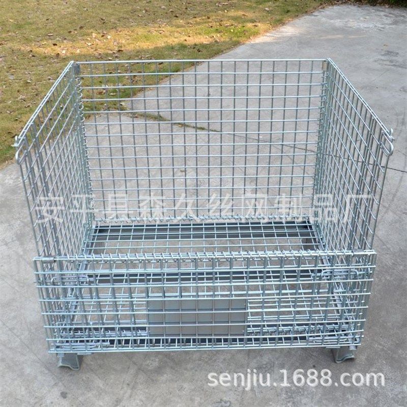 折叠式仓储笼货架仓r储笼仓库笼金属周转箱铁筐厂家直销,搬运/仓储/物流设备,其他起重搬运设备,淘宝优惠券,粉丝福利购,淘宝优惠卷