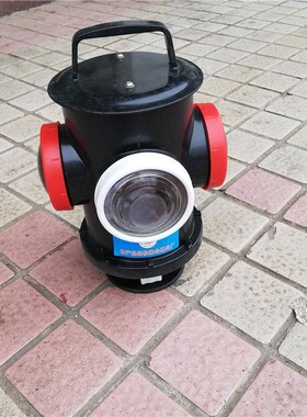 HJCD-6充电式道岔转辙标志灯 四面防护信号灯 V双色四面指示灯