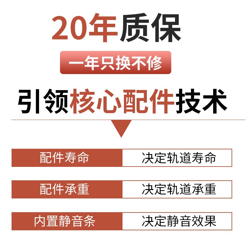 2024年新款窗帘加厚轨道静音滑轮铝合金挂钩P式双轨单轨导轨滑轨