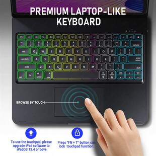 Magic Touchpad Keyboard Case For iPad PLro 12.9 2020 Russian