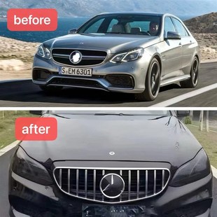 GT竖条款 适用于2013 E63改装 真W212 中网 201q5款