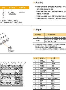 亿太诺EMC双活塞气缸 EN10X10X20X30X40X50X60X70X8T0X90X100-S