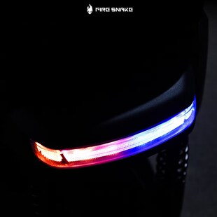 适九号电动c车MZMAX/F90/F2z110通用尾灯火蛇光束矩阵APP可调改装