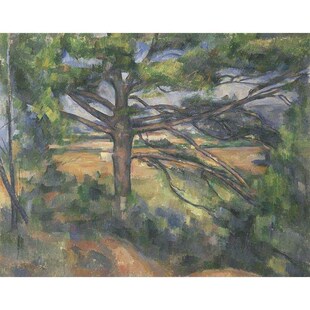 庄园塞尚油画布印k刷喷绘仿制油画风景挂画客厅卧室沙发背景装饰