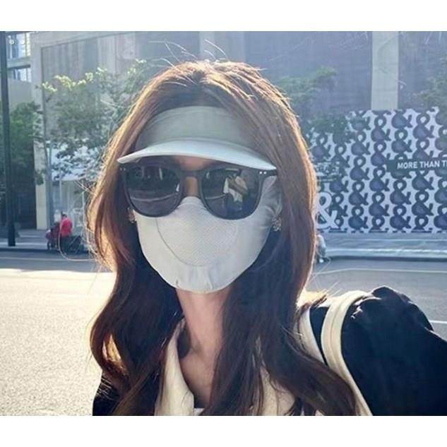 防晒面罩女全脸遮阳脸罩夏季薄款冰丝透气防晒口罩遮阳帽,服饰配件/皮带/帽子/围巾,防晒帽,淘宝优惠券,粉丝福利购,淘宝优惠卷