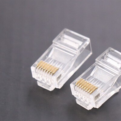 ADSON/艾德生工程级超五类网络水晶头3叉RJ45水晶头8P8C网线接头