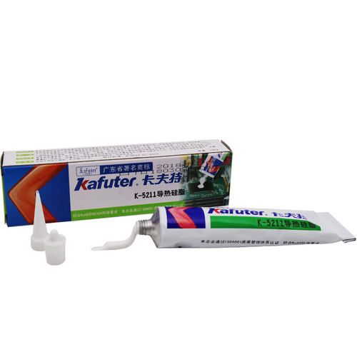 卡夫特K-5211导热硅脂电子元器件导热膏CPU显卡散热硅脂白色100g