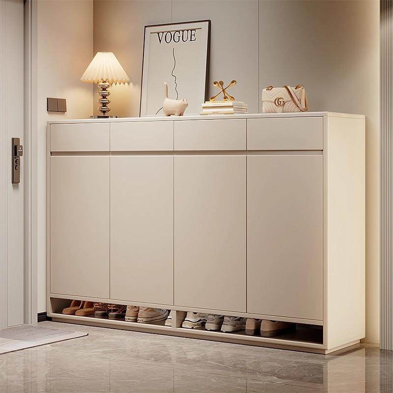 鞋柜收纳柜一体靠墙家用门口2025新款入户门大容量多层实木玄关柜,收纳整理,鞋柜,淘宝优惠券,粉丝福利购,淘宝优惠卷