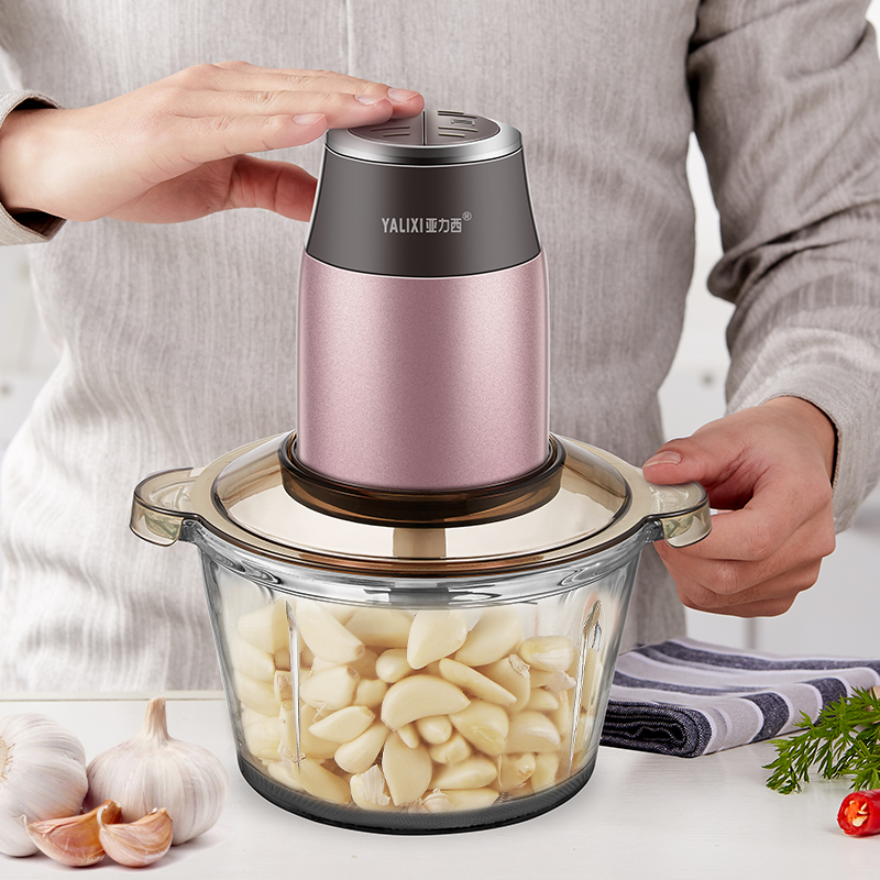 蒜蓉器电动压蒜泥神器拉蒜家用搅肉打切捣大蒜绞菜商用小型搅碎机