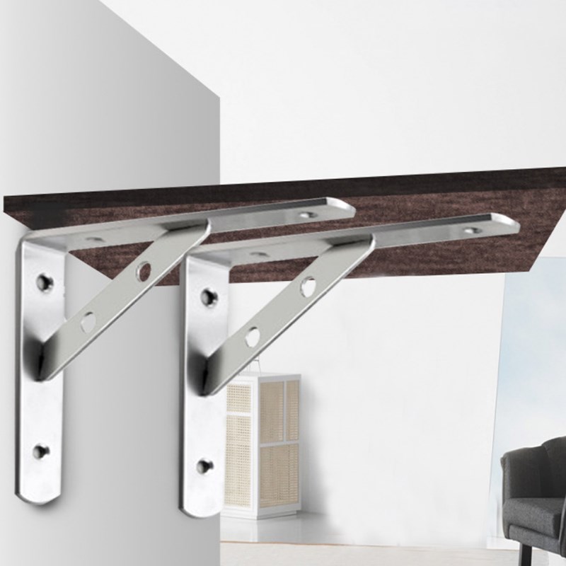 加厚加长纯不锈钢三角支架隔板木板固定架承重金属热卖托架支撑架