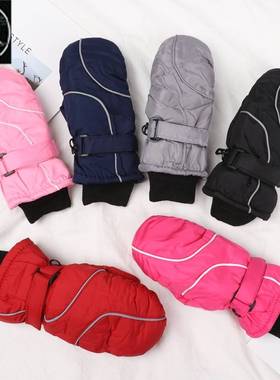 1Pair New Fashion Children Kids Winter Snow Warm Gloves Boys