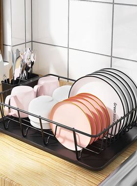 dish drying rack storage kitchen cup holder organizer洗碗架