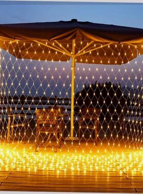 Garland Curtain LED Net Light Festoon Christmas Decor for Ho