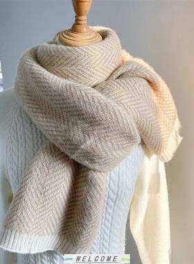 Multicolor Women Winter Warm Wool Scarf Long Shawl Cashmere