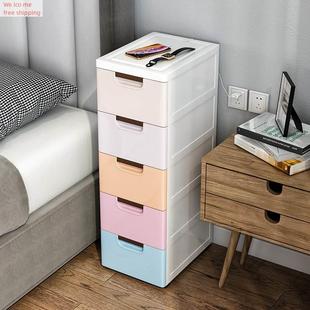 Thickened large plastic drawer type storage cabinet shoe cab