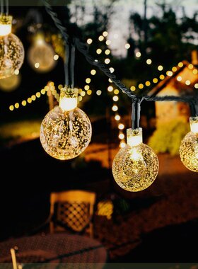 10M 50Led Solar Powered Bulbs Led String Lights for Outdoor