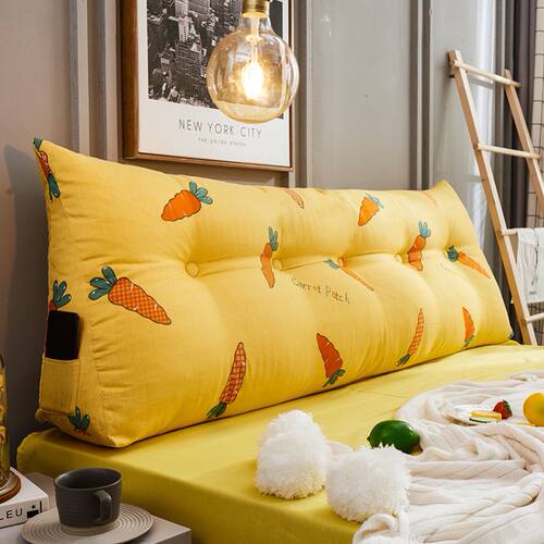 Sofa Large Backrest Cushion Waist Cushion Bed Long Triangle