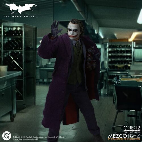 预订订金 Mezco 蚂蚁 ONE:12 蝙蝠侠 黑暗骑士 小丑 可动