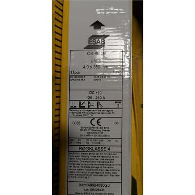 瑞典伊萨OK 48.00/OK 48.04/E7018/OK 48.08/E7018-G低合金钢焊条