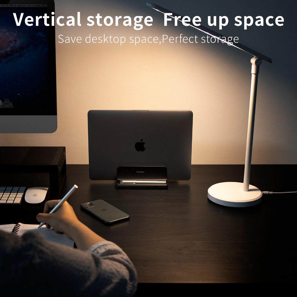 Vertical Laptop Stand Adjustable Width Plastic Dock - Product image 3