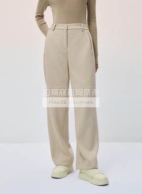 奈同款休闲裤女 25秋冬季新款通勤阔腿宽松直筒长裤高级XV02807D1