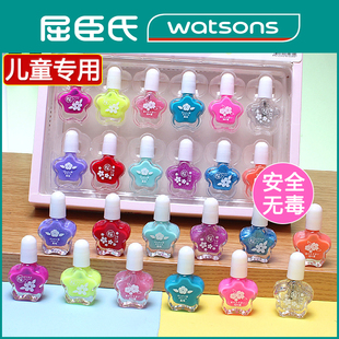 兒童指甲油無(wú)毒無(wú)味女孩專(zhuān)用套裝 可撕拉水性可剝寶寶純植物指甲貼