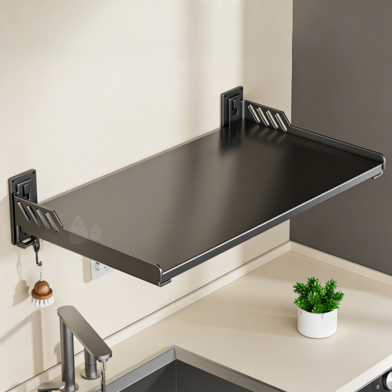 洗衣机上方置物架家用架子卫生间收纳架室外洗衣池墙上阳台置物架