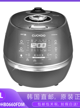 韩国代购CUCKOO/福库电饭煲压力IH加热3L家用锅CRP-DHB0660FDM