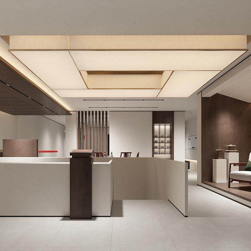 酒店宴会厅大型吸顶灯别墅大堂售楼处大厅复式商务会议室灯具