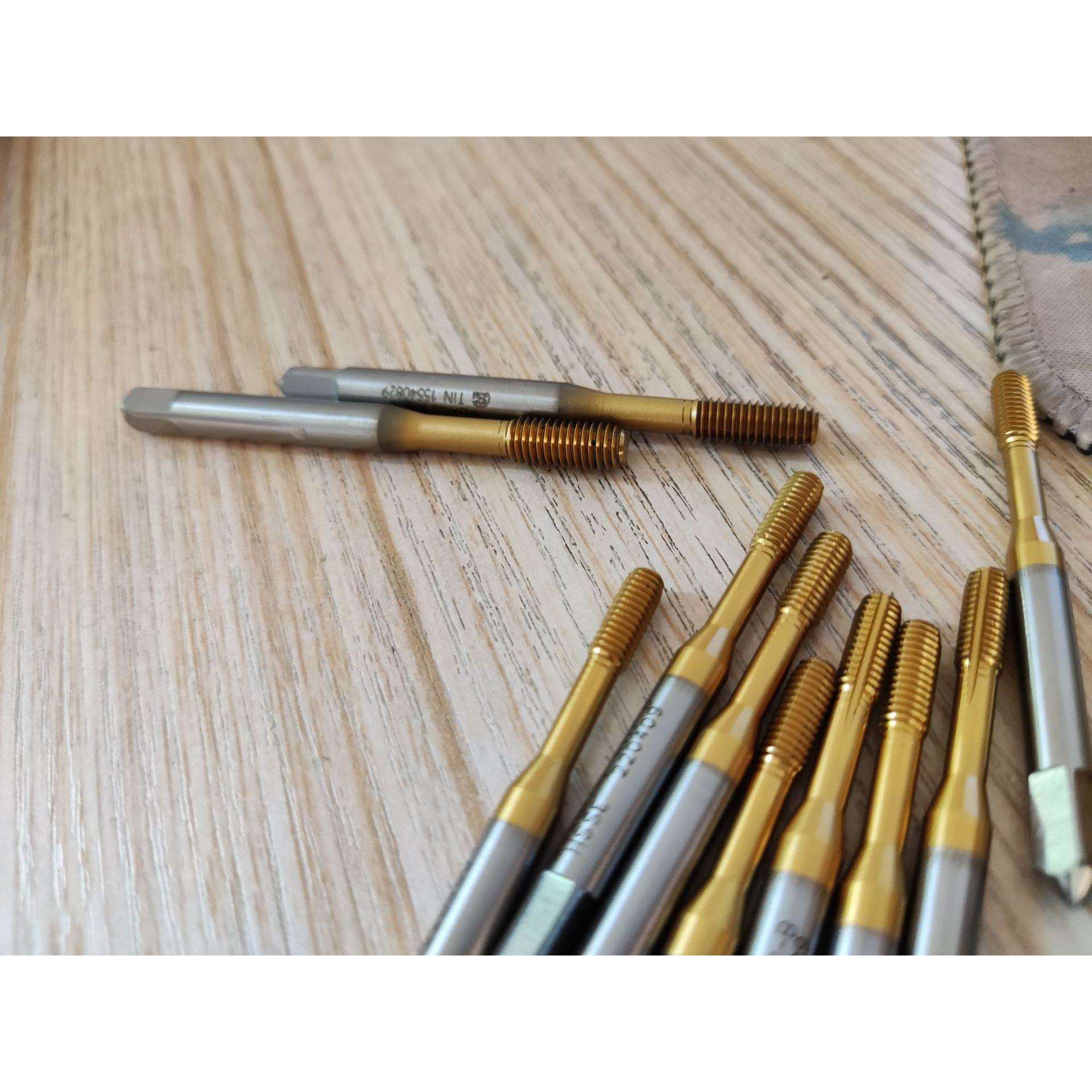 加大M2.6挤压丝攻，电镀前加大GH5，GH6，GH7M2.6X0.45挤压丝锥