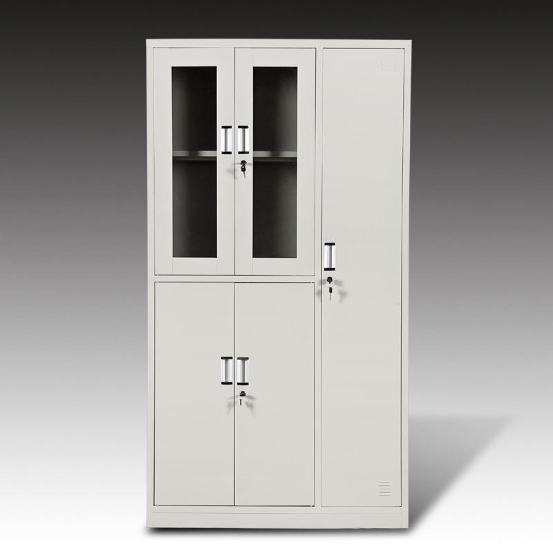 器械更衣柜5门五门文件柜钢制铁皮更衣柜宿舍员工储物柜办公钢柜