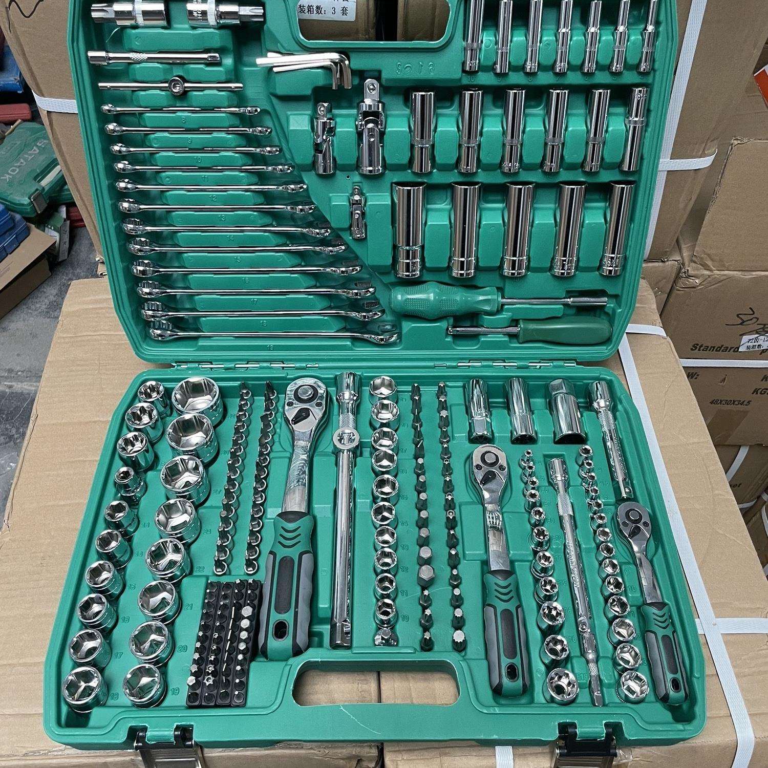 216件套72齿汽修工具套装汽车维修组套套筒扳手组合工具