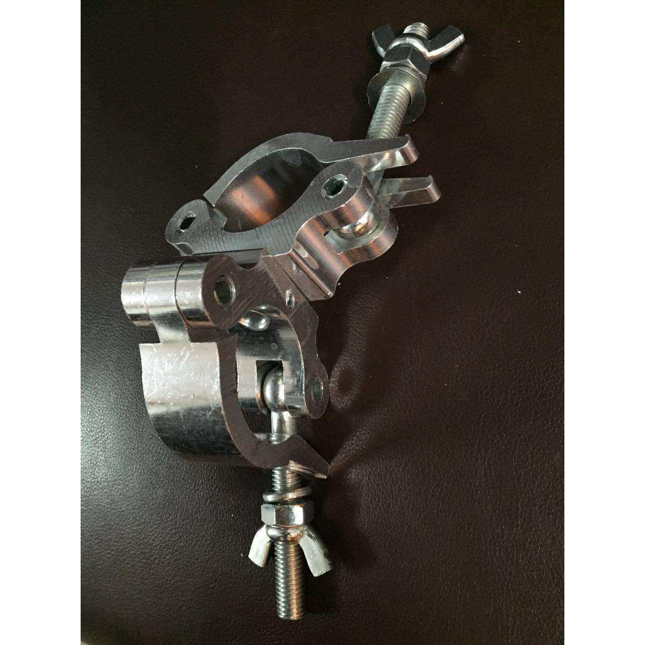 厂家直供50mm圆管双环扣承重500KG舞台灯钩单环扣脚手脚双环扣