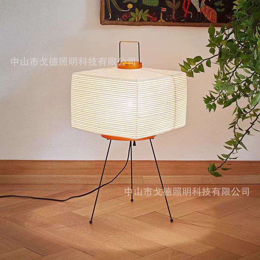 民宿酒店客厅卧室书房灯创意个性设计感艺术宣纸落地灯