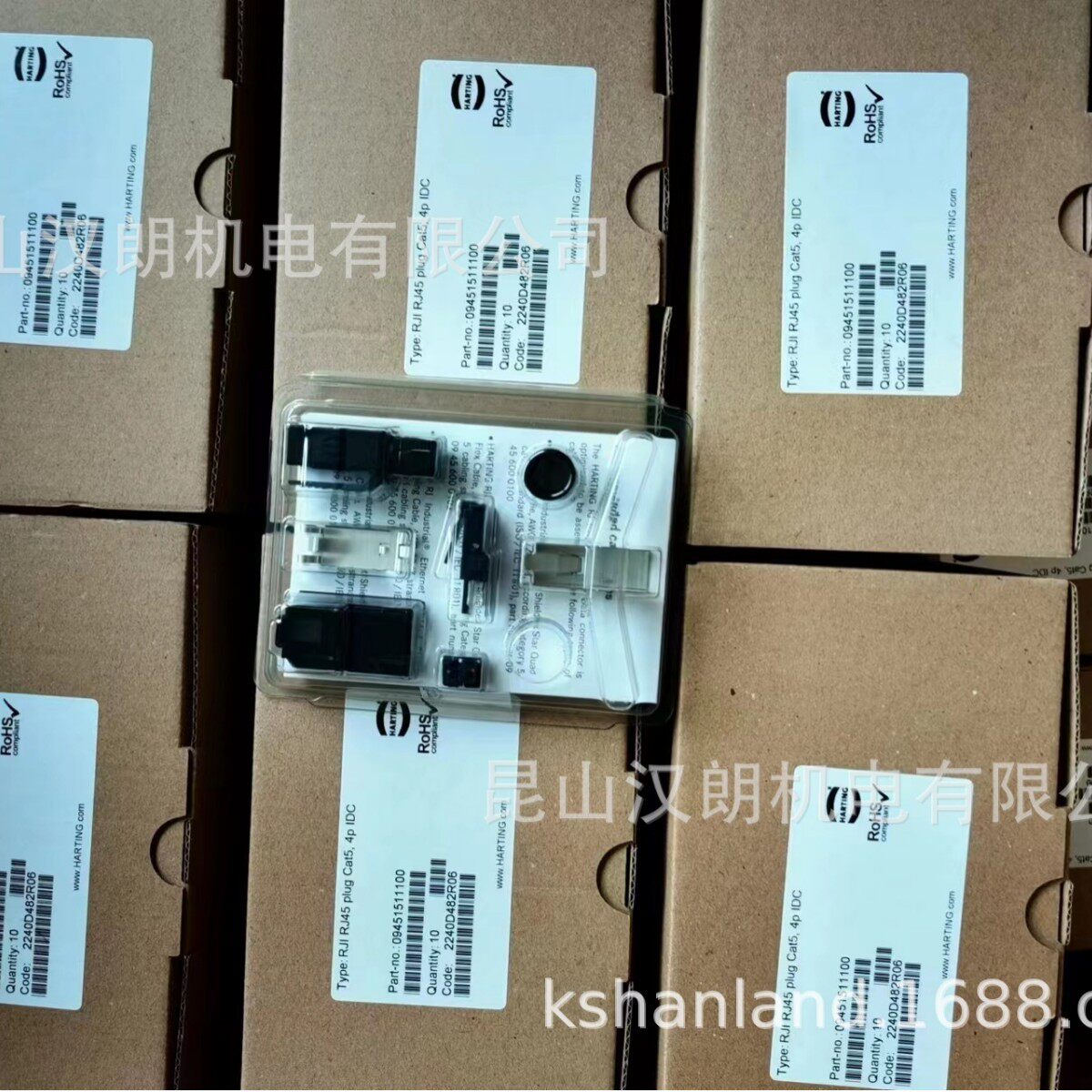 harting09451511100RJ45快速接线网线连接器