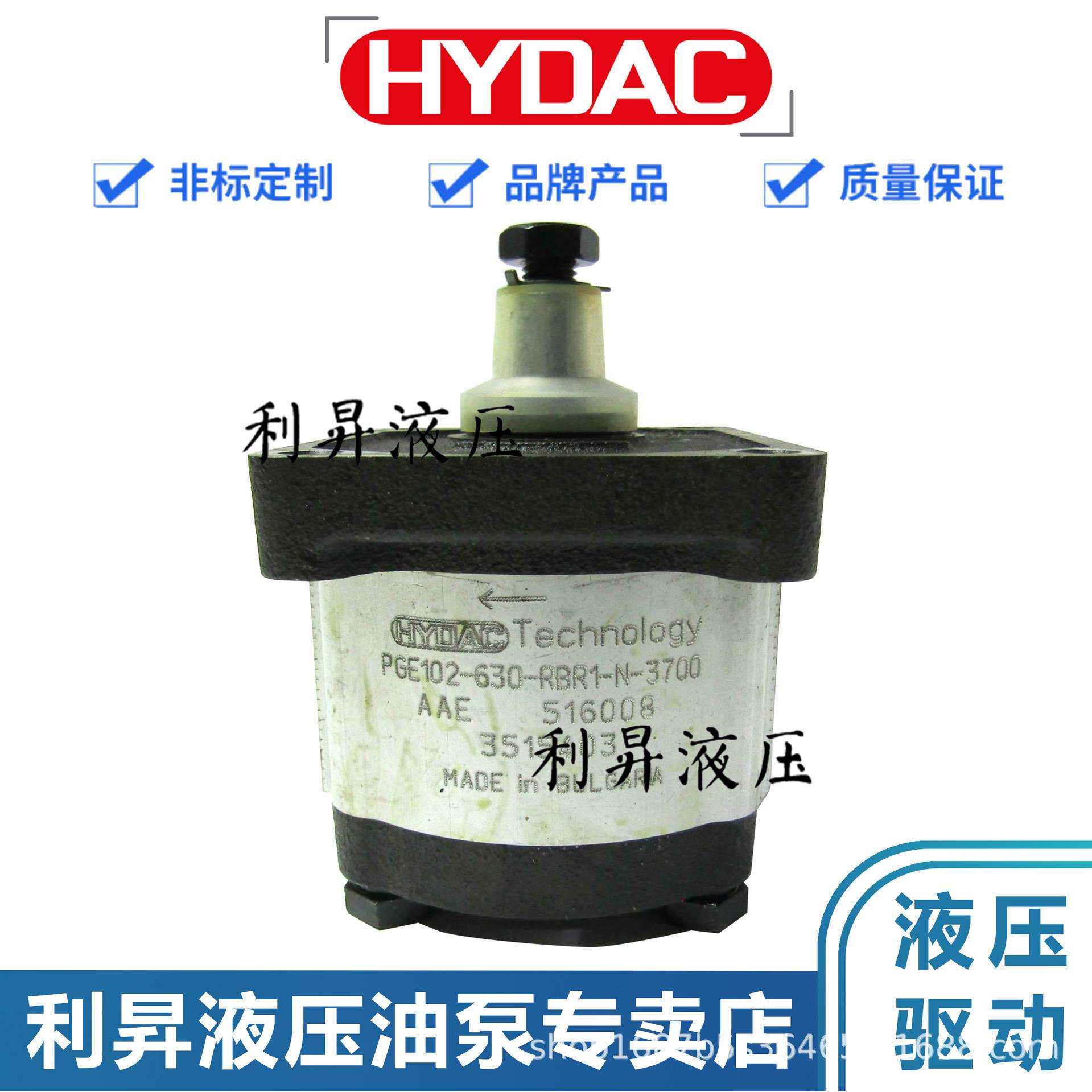 贺德克HYDAC Technology齿轮泵PGE101-250/315/420-RAL1-N-3700