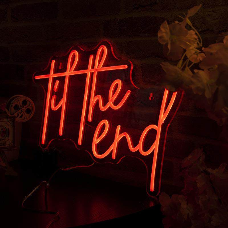 LED字母造型灯派对婚礼装饰灯亚克力霓虹灯七夕浪漫氛围感霓虹X20