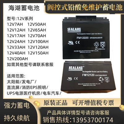 SEALAKEFM12220 12V7A12A17A20A24A33A38A40A65A100AH