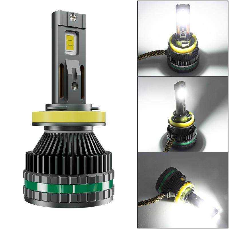 厂家k18汽车LED大灯双铜光远近光一体led灯聚光车灯灯泡改装