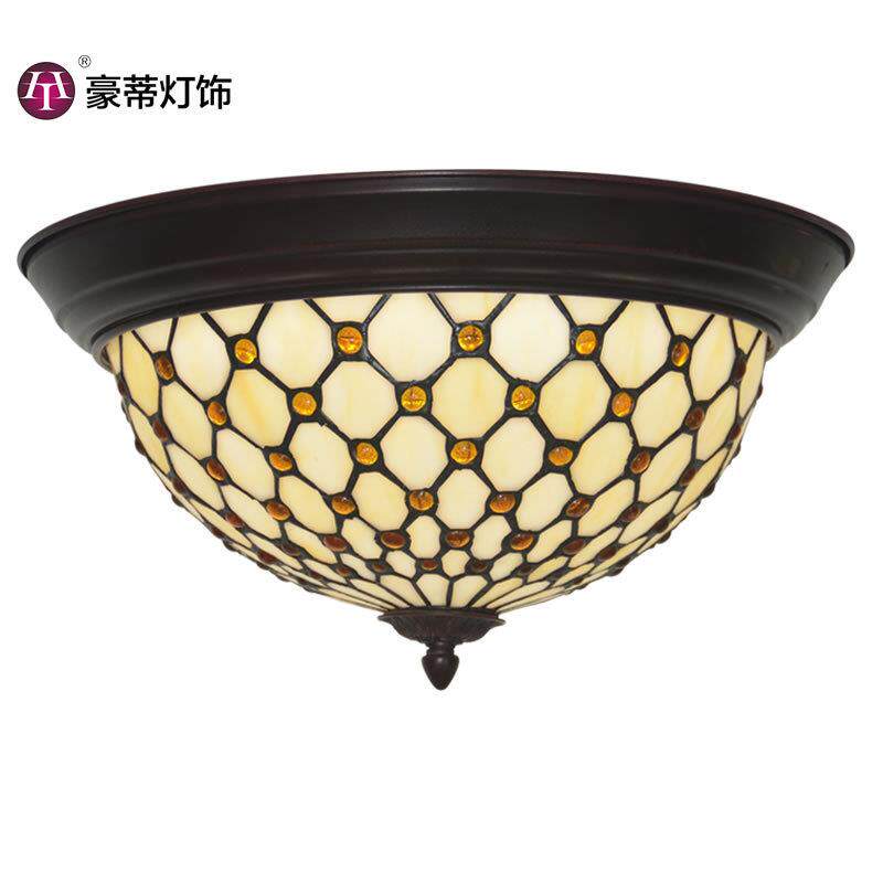 厂家直销 12寸珠帘帝凡尼吸顶灯客厅灯卧室厨房餐厅阳台灯LED灯