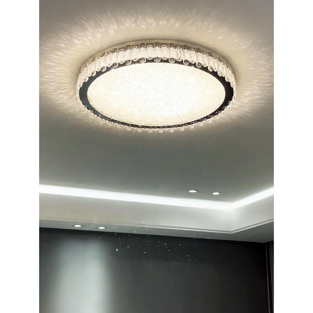 客厅吸顶灯饰全屋套餐组合现代简约大气中山新款主灯卧室水晶灯具